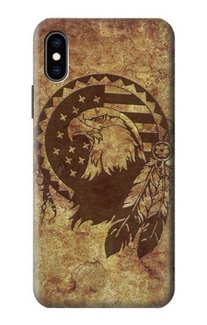 W3378 Native American Hard Case and Leather Flip Case For iPhone X, iPhone XS