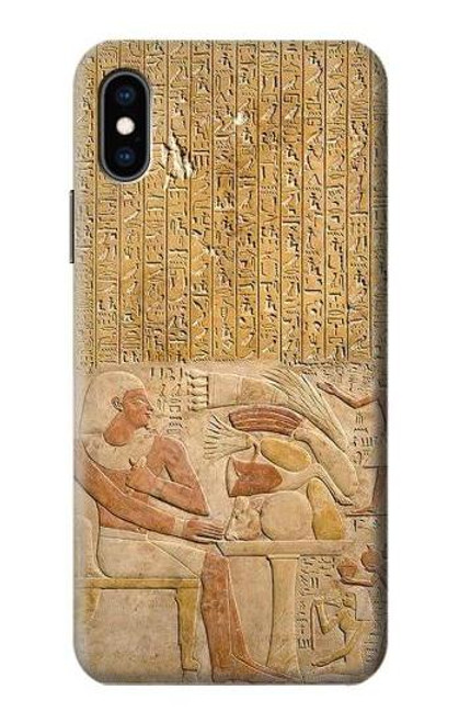 W3398 Egypt Stela Mentuhotep Hard Case and Leather Flip Case For iPhone X, iPhone XS