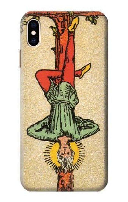 W3377 Tarot Card Hanged Man Hard Case and Leather Flip Case For iPhone XS Max