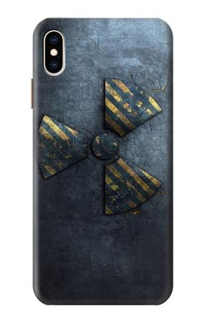 W3438 Danger Radioactive Hard Case and Leather Flip Case For iPhone XS Max