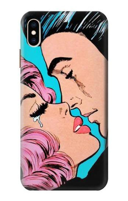 W3469 Pop Art Hard Case and Leather Flip Case For iPhone XS Max