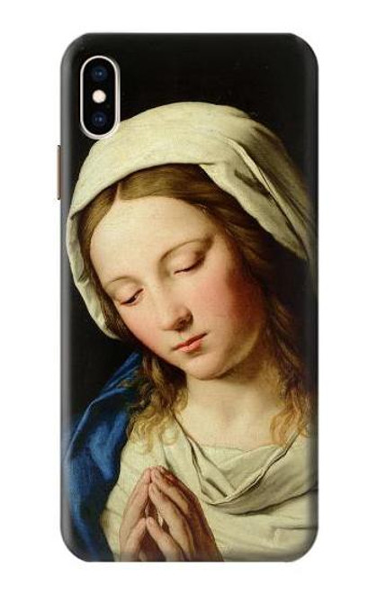 W3476 Virgin Mary Prayer Hard Case and Leather Flip Case For iPhone XS Max