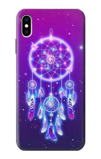 W3484 Cute Galaxy Dream Catcher Hard Case and Leather Flip Case For iPhone XS Max