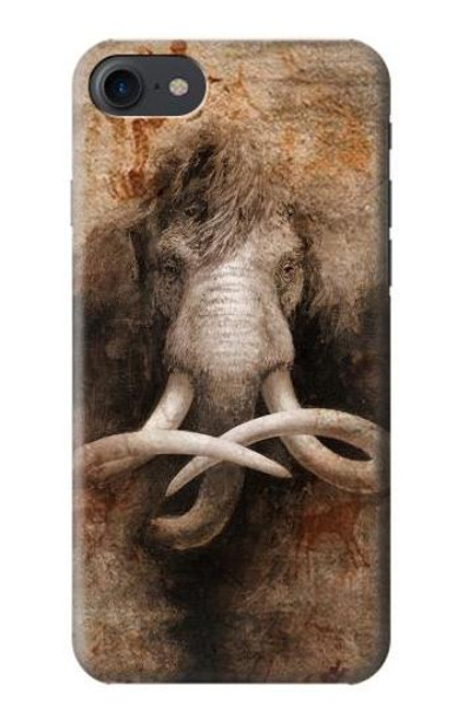 W3427 Mammoth Ancient Cave Art Hard Case and Leather Flip Case For iPhone 7, iPhone 8, iPhone SE (2020) (2022)