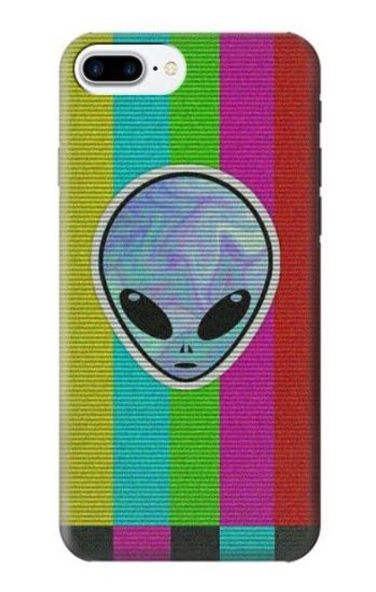 W3437 Alien No Signal Hard Case and Leather Flip Case For iPhone 7 Plus, iPhone 8 Plus