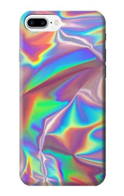 W3597 Holographic Photo Printed Hard Case and Leather Flip Case For iPhone 7 Plus, iPhone 8 Plus