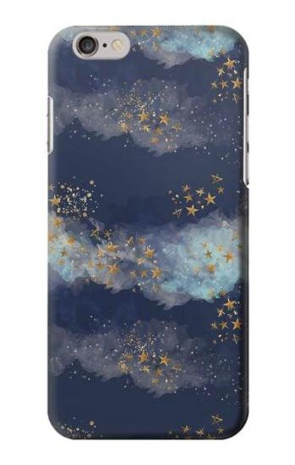 W3364 Gold Star Sky Hard Case and Leather Flip Case For iPhone 6 6S