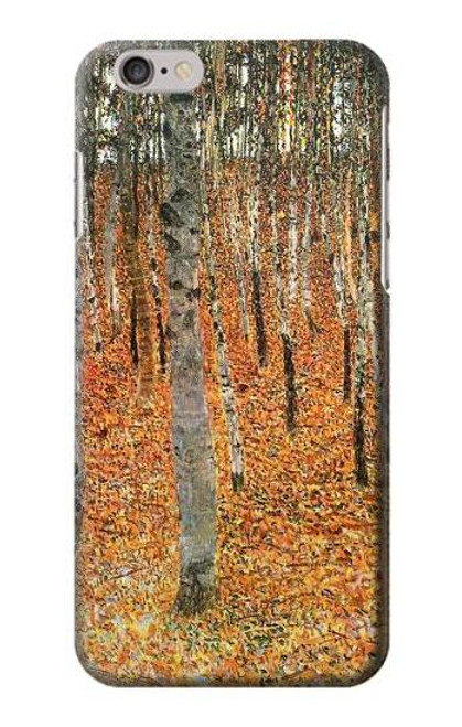 W3380 Gustav Klimt Birch Forest Hard Case and Leather Flip Case For iPhone 6 6S