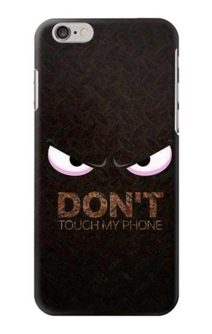 W3412 Do Not Touch My Phone Hard Case and Leather Flip Case For iPhone 6 6S