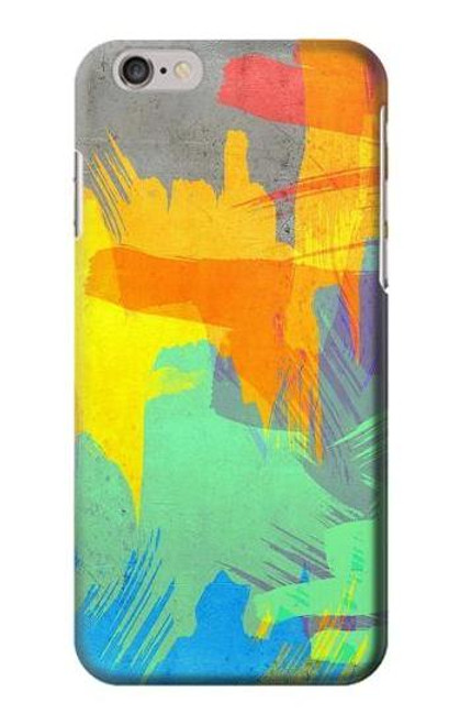 W3423 Brush Stroke Hard Case and Leather Flip Case For iPhone 6 6S