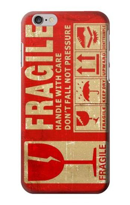 W3552 Vintage Fragile Label Art Hard Case and Leather Flip Case For iPhone 6 Plus, iPhone 6s Plus