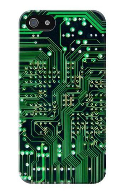 W3392 Electronics Board Circuit Graphic Hard Case and Leather Flip Case For iPhone 5 5S SE