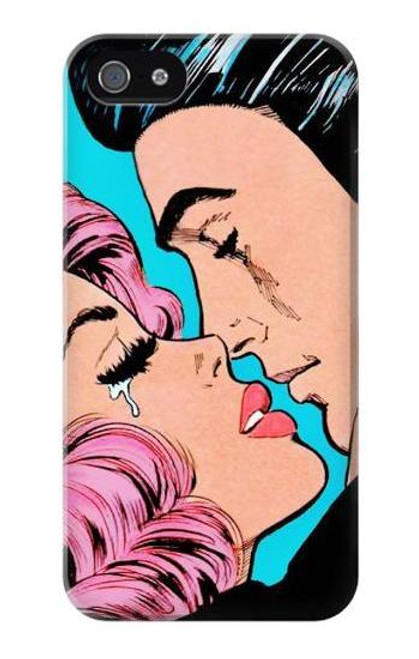 W3469 Pop Art Hard Case and Leather Flip Case For iPhone 5 5S SE