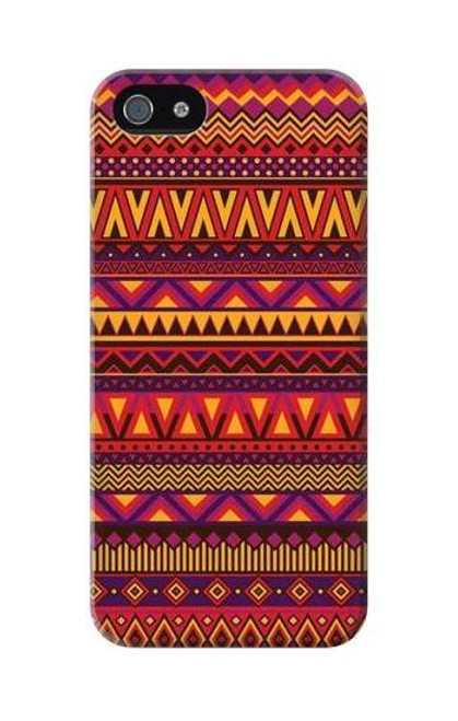 W3404 Aztecs Pattern Hard Case and Leather Flip Case For iPhone 5C