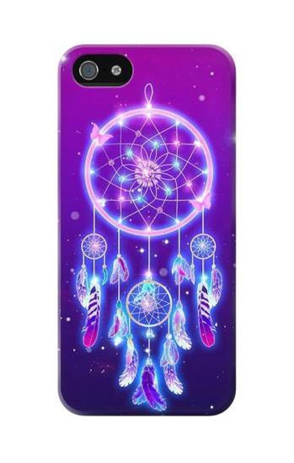 W3484 Cute Galaxy Dream Catcher Hard Case and Leather Flip Case For iPhone 5C