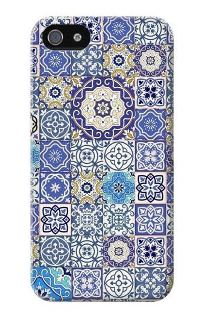 W3537 Moroccan Mosaic Pattern Hard Case and Leather Flip Case For iPhone 4 4S