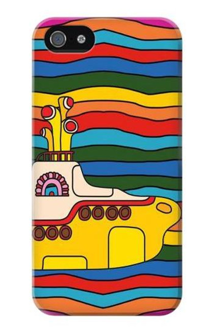 W3599 Hippie Submarine Hard Case and Leather Flip Case For iPhone 4 4S