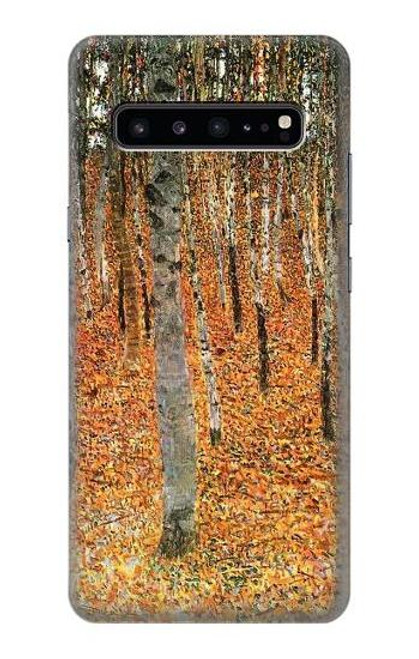 W3380 Gustav Klimt Birch Forest Hard Case and Leather Flip Case For Samsung Galaxy S10 5G