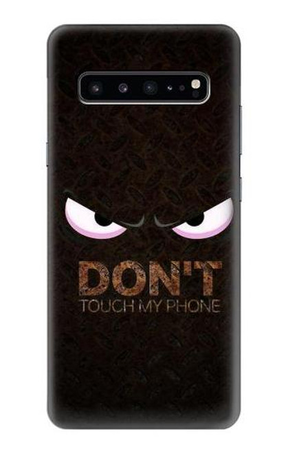 W3412 Do Not Touch My Phone Hard Case and Leather Flip Case For Samsung Galaxy S10 5G