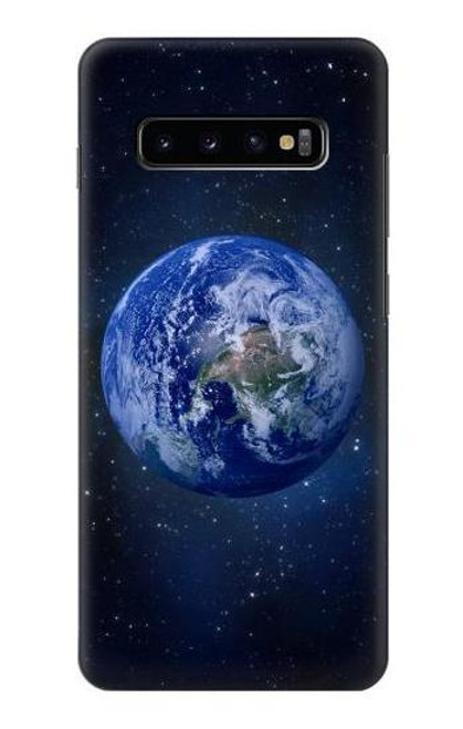 W3430 Blue Planet Hard Case and Leather Flip Case For Samsung Galaxy S10 Plus