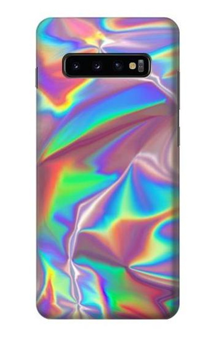 W3597 Holographic Photo Printed Hard Case and Leather Flip Case For Samsung Galaxy S10 Plus