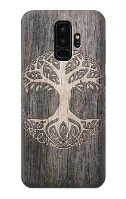 W3591 Viking Tree of Life Symbol Hard Case and Leather Flip Case For Samsung Galaxy S9 Plus