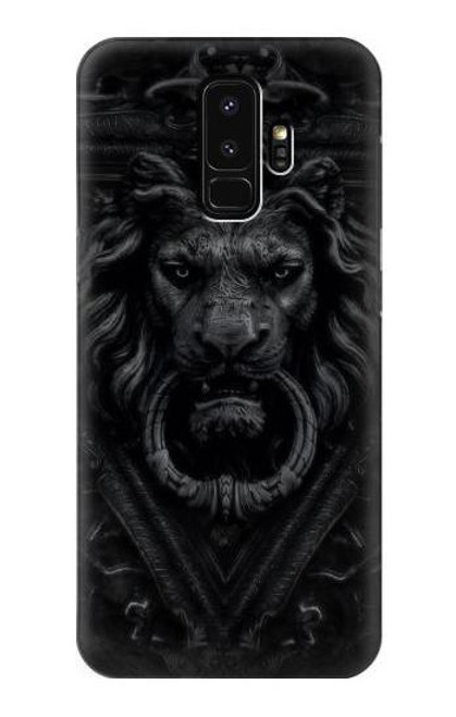 W3619 Dark Gothic Lion Hard Case and Leather Flip Case For Samsung Galaxy S9 Plus