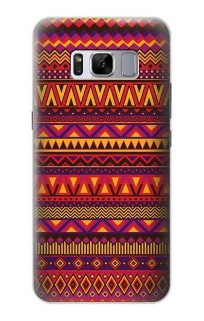 W3404 Aztecs Pattern Hard Case and Leather Flip Case For Samsung Galaxy S8 Plus