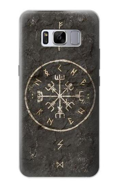 W3413 Norse Ancient Viking Symbol Hard Case and Leather Flip Case For Samsung Galaxy S8