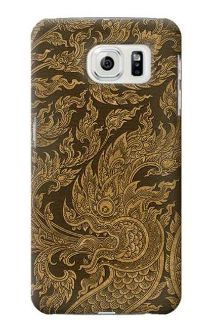 W3382 Thai Art Naga Hard Case and Leather Flip Case For Samsung Galaxy S7 Edge