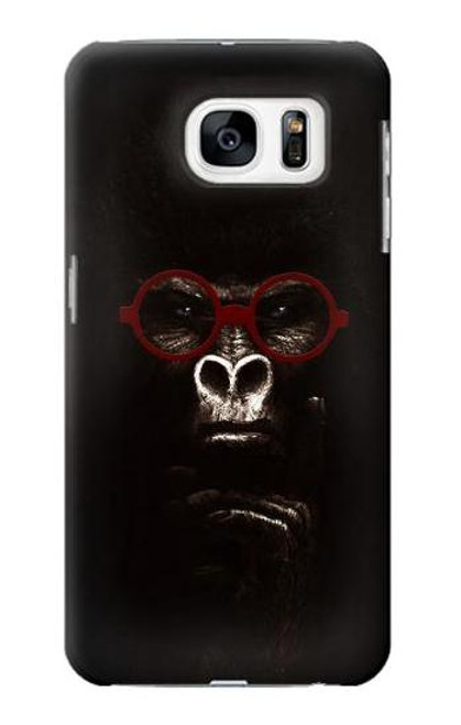 W3529 Thinking Gorilla Hard Case and Leather Flip Case For Samsung Galaxy S7