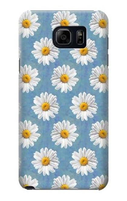 W3454 Floral Daisy Hard Case and Leather Flip Case For Samsung Galaxy S6 Edge Plus