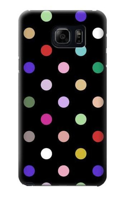 W3532 Colorful Polka Dot Hard Case and Leather Flip Case For Samsung Galaxy S6 Edge Plus