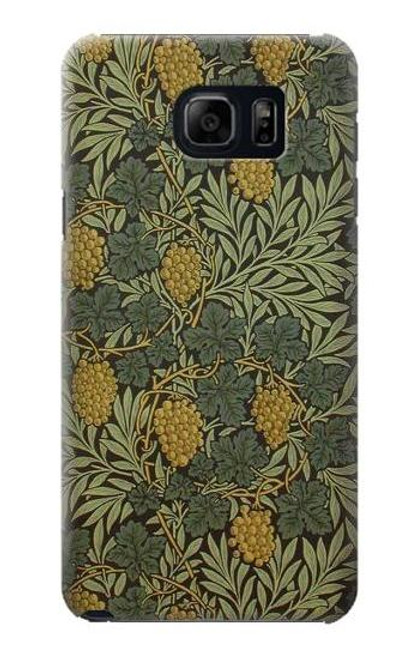 W3662 William Morris Vine Pattern Hard Case and Leather Flip Case For Samsung Galaxy S6 Edge Plus