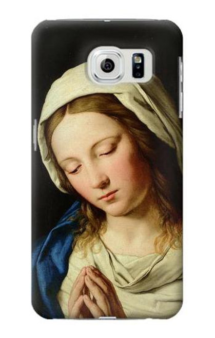 W3476 Virgin Mary Prayer Hard Case and Leather Flip Case For Samsung Galaxy S6