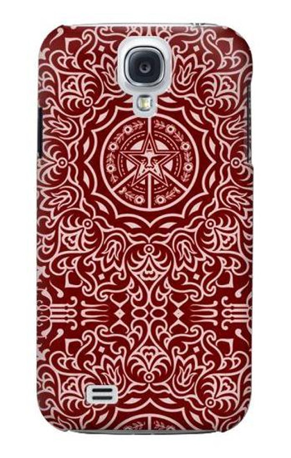 W3556 Yen Pattern Hard Case and Leather Flip Case For Samsung Galaxy S4