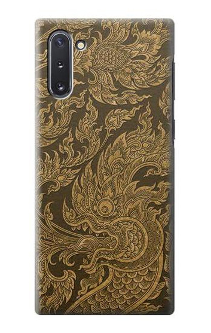 W3382 Thai Art Naga Hard Case and Leather Flip Case For Samsung Galaxy Note 10