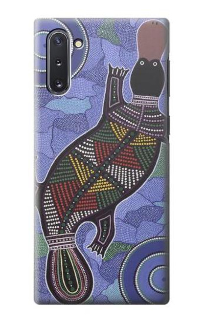 W3387 Platypus Australian Aboriginal Art Hard Case and Leather Flip Case For Samsung Galaxy Note 10