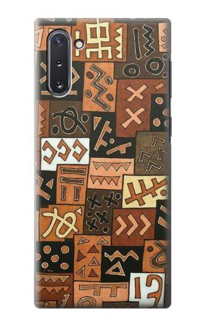 W3460 Mali Art Pattern Hard Case and Leather Flip Case For Samsung Galaxy Note 10