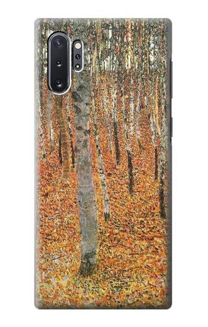 W3380 Gustav Klimt Birch Forest Hard Case and Leather Flip Case For Samsung Galaxy Note 10 Plus