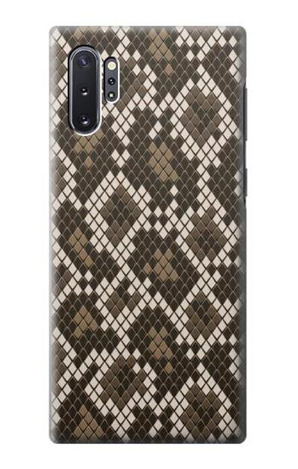 W3389 Seamless Snake Skin Pattern Graphic Hard Case and Leather Flip Case For Samsung Galaxy Note 10 Plus