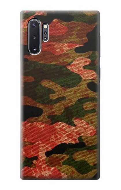 W3393 Camouflage Blood Splatter Hard Case and Leather Flip Case For Samsung Galaxy Note 10 Plus