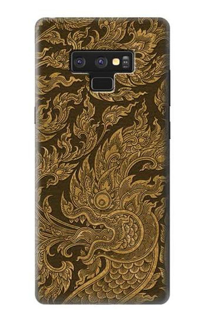 W3382 Thai Art Naga Hard Case and Leather Flip Case For Note 9 Samsung Galaxy Note9