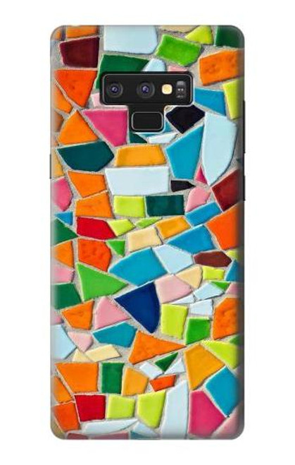 W3391 Abstract Art Mosaic Tiles Graphic Hard Case and Leather Flip Case For Note 9 Samsung Galaxy Note9