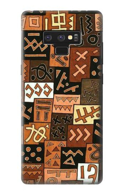 W3460 Mali Art Pattern Hard Case and Leather Flip Case For Note 9 Samsung Galaxy Note9