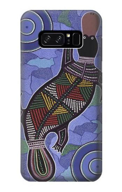 W3387 Platypus Australian Aboriginal Art Hard Case and Leather Flip Case For Note 8 Samsung Galaxy Note8