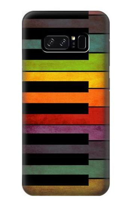 W3451 Colorful Piano Hard Case and Leather Flip Case For Note 8 Samsung Galaxy Note8