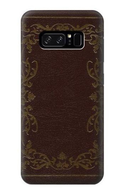 W3553 Vintage Book Cover Hard Case and Leather Flip Case For Note 8 Samsung Galaxy Note8