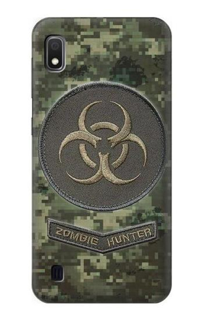 W3468 Biohazard Zombie Hunter Graphic Hard Case and Leather Flip Case For Samsung Galaxy A10