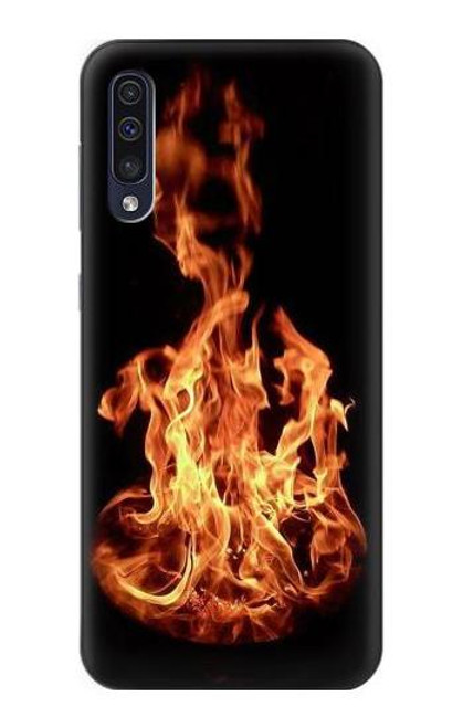 W3379 Fire Frame Hard Case and Leather Flip Case For Samsung Galaxy A70